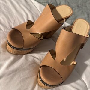Jimmy Choo Cork Platform Heels size 39